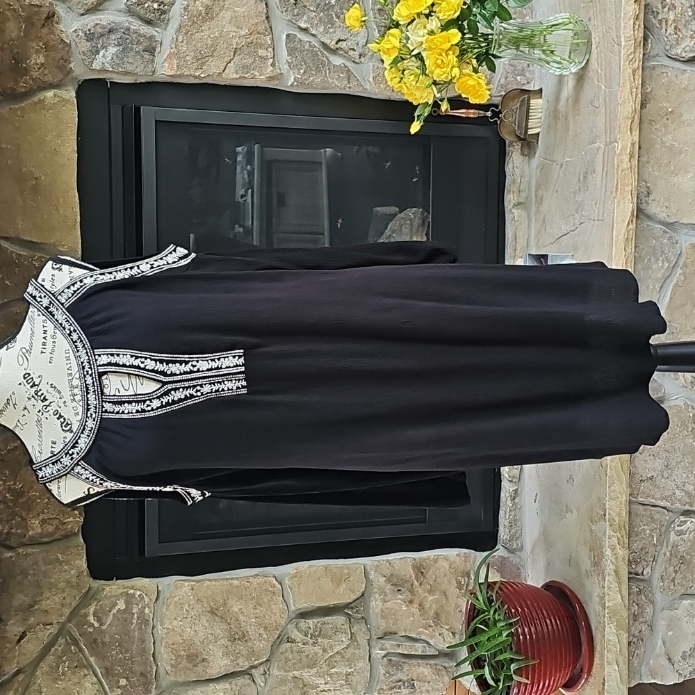 BEAUTIFUL BOHO COLD SHOULDER DRESS - Picture 7 of 12